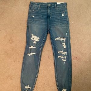 American eagle. Size 14, 32W. Color: denim